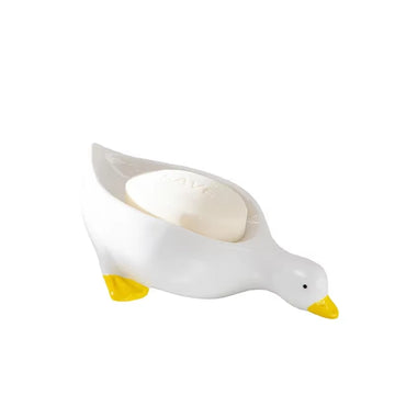 Duck-Shaped Drainable Soap Dish
