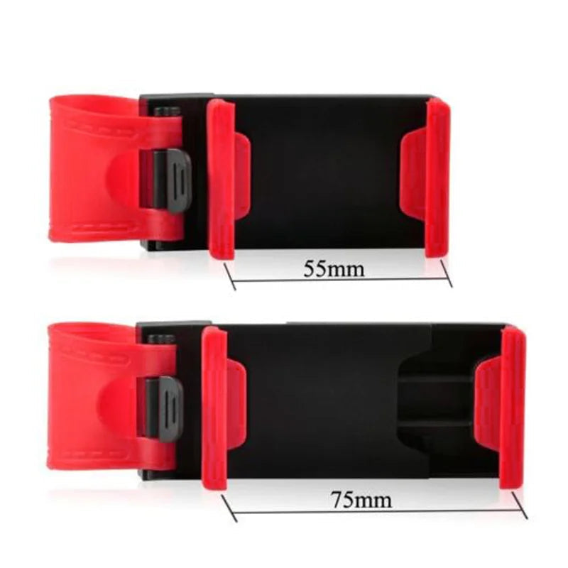 Car Steering Wheel Phone Clip Mount Holder, Universal Support
