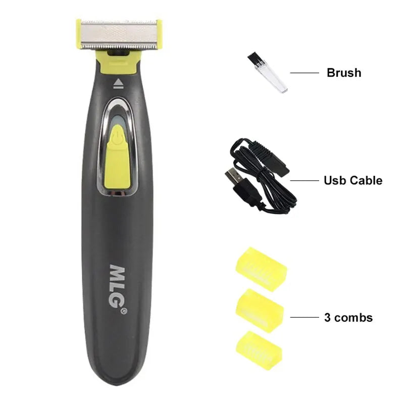 MLG Electric Shaver Trims Beard and Armpits for Men and Women